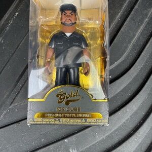 Gold Ice Cube Premium Vinyl Figure in Black Outfit